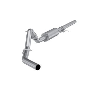GMC Sierra 1500 Performance Exhaust - Single Side Exit - MBRP - Cat Back, 3 in., Aluminized Steel - `14-`18