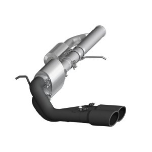 GMC Sierra 1500 Performance Exhaust - MBRP - Cat Back, Armor BLK - Black - `09-`19