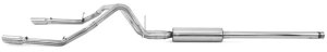 GMC Sierra 1500 Performance Exhaust - Dual Split Rear - MBRP - Cat Back T409 - 2014