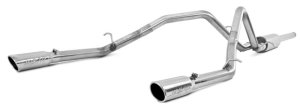 GMC Sierra 1500 Performance Exhaust - Dual Split Rear - MBRP - Cat Back T409 - 2014