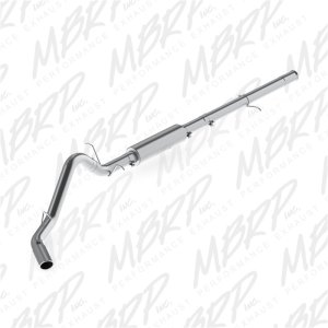 GMC Sierra 1500 Performance Exhaust - Single Side Exit - MBRP - Armor Plus Cat Back - 2014
