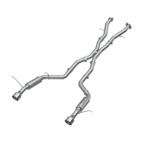 Dodge Durango Performance Exhaust - Dual Rear Exit - MBRP - Cat Back, Armor Lite, Aluminized Steel - `18-`23
