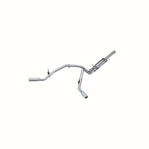 Dodge Ram 1500 Performance Exhaust - MBRP - Cat Back, Dual Split Side, Armor Lite, Aluminized Steel - `04-`05