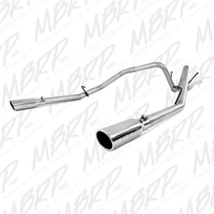 Dodge Ram 1500 Performance Exhaust - Rear - MBRP - Armor Lite Cat Back Dual Split Rear - `06-`08