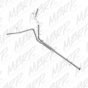 RAM 1500 Classic Performance Exhaust - Dual Split Side Exit - MBRP - Cat Back, T409 Stainless Steel, Armor Plus - 2019