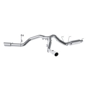 Ram 2500 Performance Exhaust - MBRP - Armor Plus Cat Back, Dual Split Side Exit, T409 Stainless Steel - `14-`16