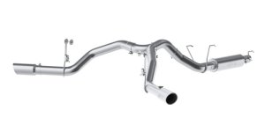 Ram 2500 Performance Exhaust - MBRP - Armor Plus Cat Back, Dual Split Side Exit, T409 Stainless Steel - `14-`16