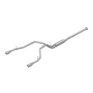 Ram 1500 Performance Exhaust - Dual Split Rear - MBRP - Cat Back, T409 Stainless Steel - 2019