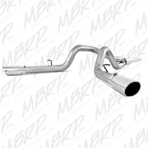Ford F-350 Performance Exhaust - MBRP - Cat Back Dual Split Side Armor Lite - `99-`04