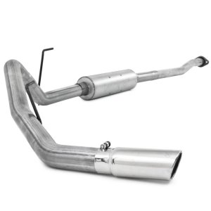 Ford F-150 Performance Exhaust - Single Side Exit - MBRP - Cat Back, Armor Lite, Aluminized Steel - 2009