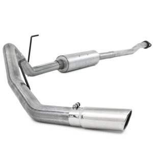 Ford F-150 Performance Exhaust - Single Side Exit - MBRP - Cat Back, Armor Lite, Aluminized Steel - 2009