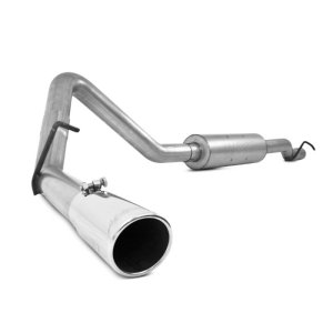 Ford F-250 Super Duty Performance Exhaust - MBRP - Cat-Back, Single Side Exit, Armor Lite, 3 in. Aluminized Steel, 4 in. Tip - `08-`12