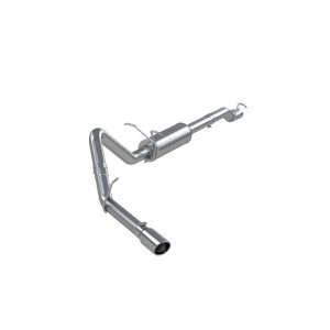 Ford F-350 Super Duty Performance Exhaust - MBRP - Cat-Back, Single Side Exit, Armor Lite, 3 in. Aluminized Steel, 4 in. Tip - `08-`12 Ford F-350 Super Duty Performance Exhaust - MBRP - Cat-Back, Single Side Exit, Armor Lite, 3 in. Aluminized Steel, 4 in. Tip - `08-`12