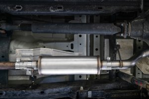 Ford Ranger Performance Exhaust - Dual Split Rear Exit - MBRP - Armor BLK Cat Back - Black - `19-`20