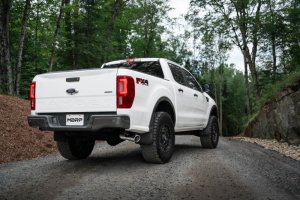 Ford Ranger Performance Exhaust - Single Side Exit - MBRP - Cat Back, Armor Lite, 3in AL, 4in OD Tip - 2019