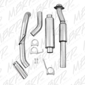 Ford F150 SVT Raptor Performance Exhaust - Single Rear Exit - MBRP - Armor Lite Cat Back - `11-`13