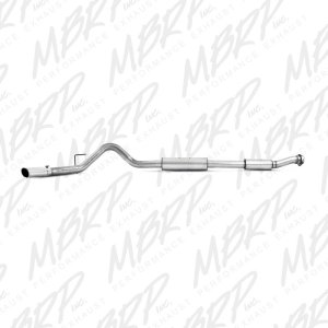 Ford F150 SVT Raptor Performance Exhaust - Single Rear Exit - MBRP - Armor Lite Cat Back - `11-`13