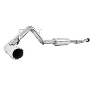 Ford F150 Performance Exhaust - Single Side Exit - MBRP - Cat Back, T409 Stainless Steel, Armor Plus Series - `11-`12