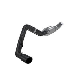 Ford F150 Performance Exhaust - Single Side Exit - MBRP - Armor BLK Series Cat Back - Black - `11-`14 Ford F150 Performance Exhaust - Single Side Exit - MBRP - Armor BLK Series Cat Back - Black - `11-`14
