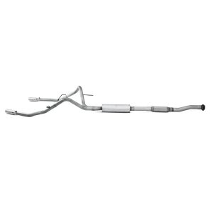 Ford F-150 Performance Exhaust - Rear - MBRP - Cat Back, Dual Split Rear Exit, Aluminized, Armor Lite - 2011 Ford F-150 Performance Exhaust - Rear - MBRP - Cat Back, Dual Split Rear Exit, Aluminized, Armor Lite - 2011