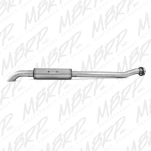 Ford F-150 SVT Raptor Performance Exhaust - MBRP - Cat Back, Single Turn Down, Armor Lite - `11-`12