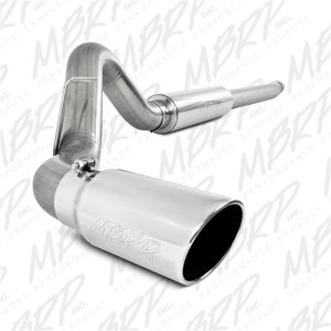 Ford F-250 Super Duty Performance Exhaust - MBRP - Armor Plus, Cat-Back, Single Side Exit, T409 Stainless Steel, 4 in, 5 in Tip - `11-`13
