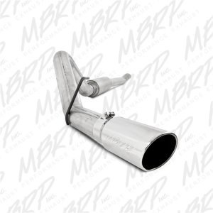 Ford F-450 Super Duty Performance Exhaust - MBRP - Armor Lite, 4 in., Resonator-Back, Single Side Exit, Aluminized Steel, 5 in. Tip - Aluminized - `11-`13 Ford F-450 Super Duty Performance Exhaust - MBRP - Armor Lite, 4 in., Resonator-Back, Single Side Exit, Aluminized Steel, 5 in. Tip - Aluminized - `11-`13