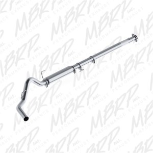 Ford F-150 Performance Exhaust - Single Side - MBRP - Armor Lite, Cat Back, Aluminized Steel - `11-`14