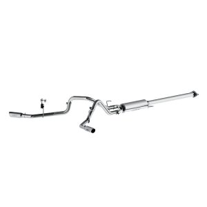Ford F-150 Performance Exhaust - MBRP - Cat Back, Aluminized Steel, Armor Lite, Dual Side Split - `15-`19
