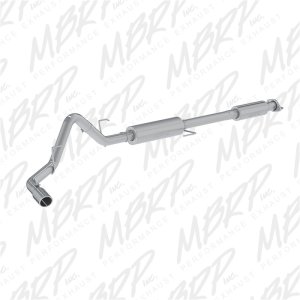 Ford F-150 Performance Exhaust - MBRP - Cat Back, Single Side Exit, Armor Lite - 2015