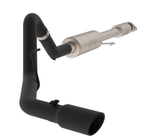 Ford F-150 Performance Exhaust - MBRP - Cat Back, Single Side Exit, ARMOR BLK Series - Black - `15-`20