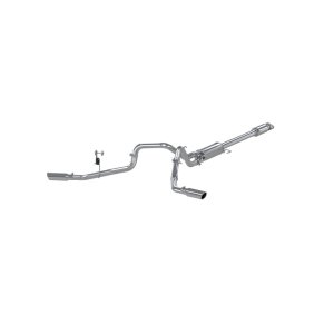 Ford F-150 Performance Exhaust - Dual Split Side Exit - MBRP - Armor Lite Cat Back - 2015 Ford F-150 Performance Exhaust - Dual Split Side Exit - MBRP - Armor Lite Cat Back - 2015