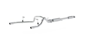 Ford F-150 Performance Exhaust - Dual Rear Exit - MBRP - Armor Plus Cat Back - 2015 Ford F-150 Performance Exhaust - Dual Rear Exit - MBRP - Armor Plus Cat Back - 2015