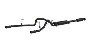Ford F-150 Performance Exhaust - Dual Rear Exit - MBRP - Cat Back ARMOR BLK - Black - 2015