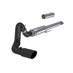 Ford F-150 Performance Exhaust - Single Side Exit - MBRP - Armor BLK Cat Back - Black - 2015