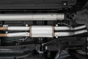 Ford F-150 Raptor Performance Exhaust - Dual Rear Exit - MBRP - Catback, Armor Plus, T409 Stainless Steel, Resonator Back - Black - `17-`20