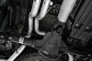 Ford F-150 Raptor Performance Exhaust - Dual Rear Exit - MBRP - Catback, Armor Plus, T409 Stainless Steel, Resonator Back - Black - `17-`20