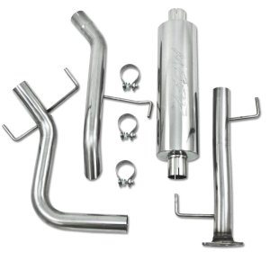 Toyota FJ Performance Exhaust - Single Rear Exit - MBRP - Armor Plus Cat Back, Off-Road Tail - `07-`09