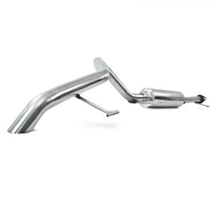 Toyota FJ Performance Exhaust - Single Rear Exit - MBRP - Armor Plus Cat Back, Off-Road Tail - `07-`09