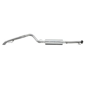 Toyota FJ Performance Exhaust - Single Rear Exit - MBRP - Armor Plus Cat Back, Off-Road Tail - `07-`09