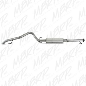 Toyota FJ Performance Exhaust - Single Rear Exit - MBRP - Cat Back Off-Road Tail - `07-`09