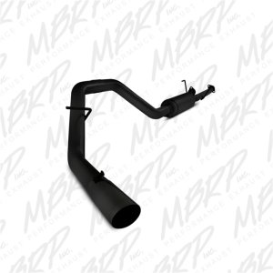 Toyota Tundra Performance Exhaust - Single Side - MBRP - Armor BLK Cat Back - Black - `09-`14