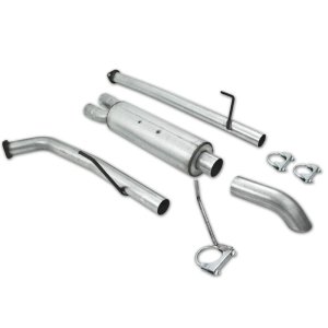 Toyota Tundra Performance Exhaust - Single Side Exit - MBRP - Cat Back, Armor Lite, Aluminized Steel - `07-`08