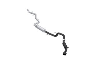 Toyota Tacoma Performance Exhaust - Single Side Exit - MBRP - Armor BLK Cat Back - Black-Coated - 2024+