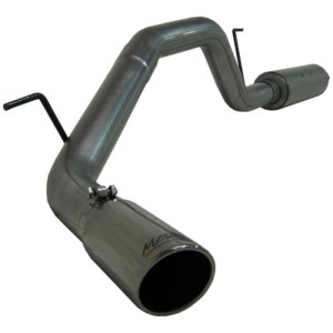 Nissan Titan Performance Exhaust - Single Side Exit - MBRP - Cat Back, Armor Lite, Aluminized Steel - `04-`06