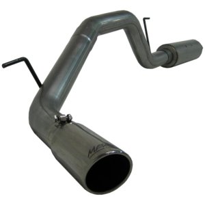 Nissan Titan Performance Exhaust - Single Side Exit - MBRP - Cat Back, Armor Lite, Aluminized Steel - `04-`06