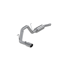 Nissan Titan Performance Exhaust - Single Side Exit - MBRP - Cat Back, Armor Lite, Aluminized Steel - `04-`06
