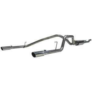 Nissan Titan Performance Exhaust - Dual Rear Exit - MBRP - Armor Plus Cat Back - `04-`09