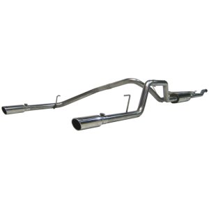 Nissan Titan Performance Exhaust - Dual Rear Exit - MBRP - Armor Plus Cat Back - `04-`09