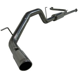 Nissan Titan Performance Exhaust - Single Side Exit - MBRP - Cat Back, Armor Plus, T409 Stainless Steel - `07-`09
